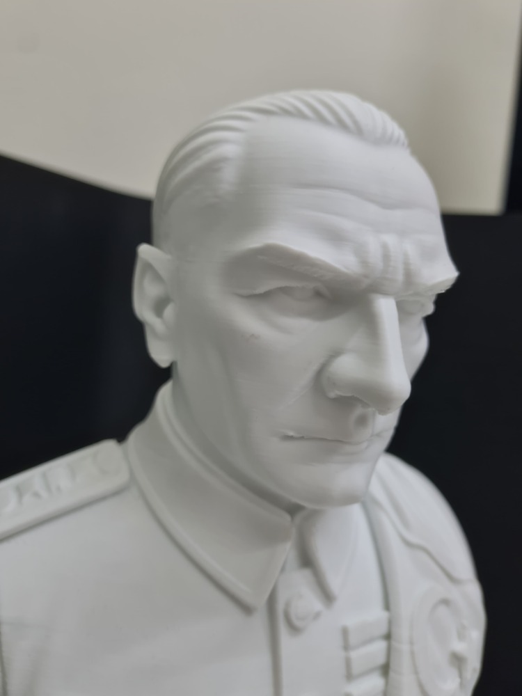 ATATÜRK Büstü | 3D Baskı Dekoratif Heykel |