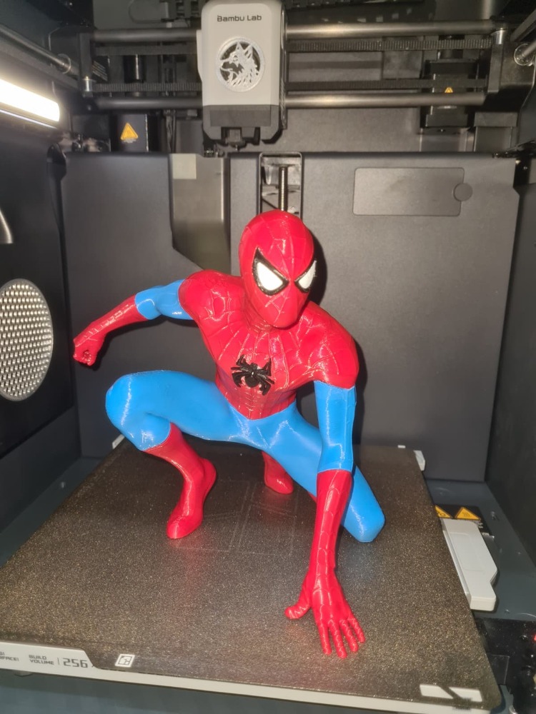 3D Printer Dekor Figür – Süper Kahraman Temalı Masaüstü Biblo
