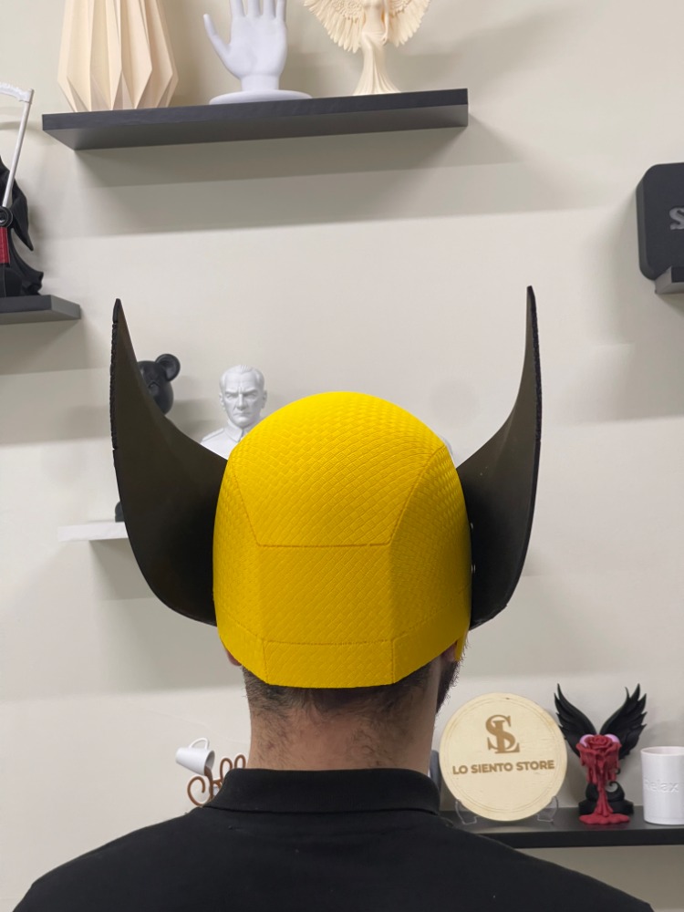 Wolverine Maskesi – 3D Baskı Cosplay & Koleksiyon Ürünü