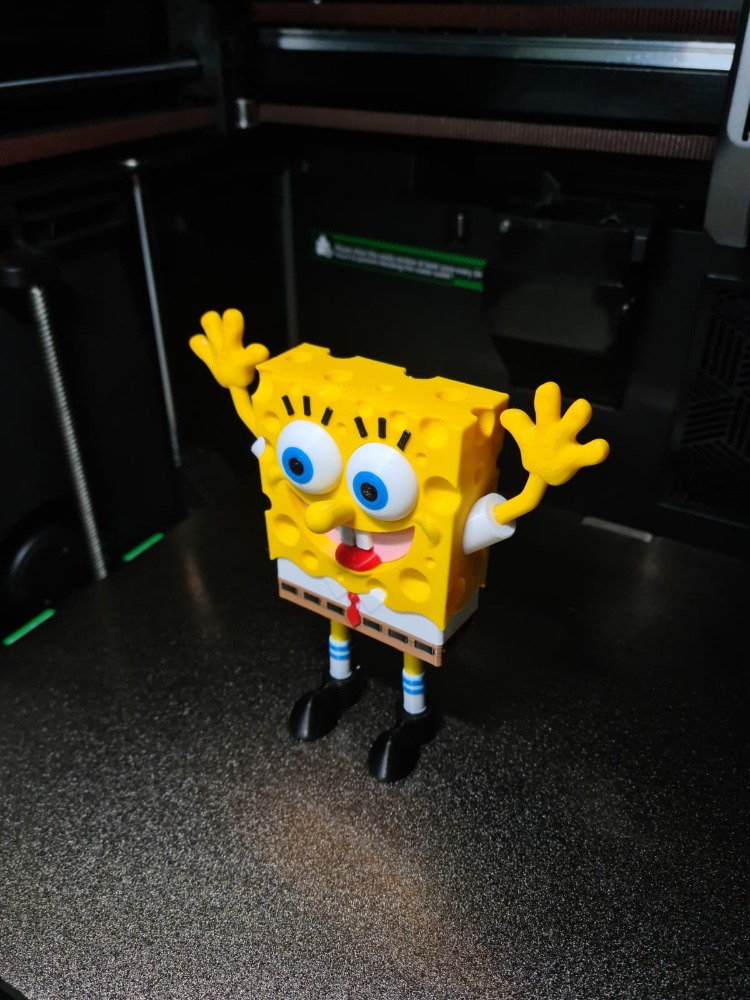 SpongeBob SquarePants 3D Baskı Figür – Dekoratif Koleksiyon Objesi