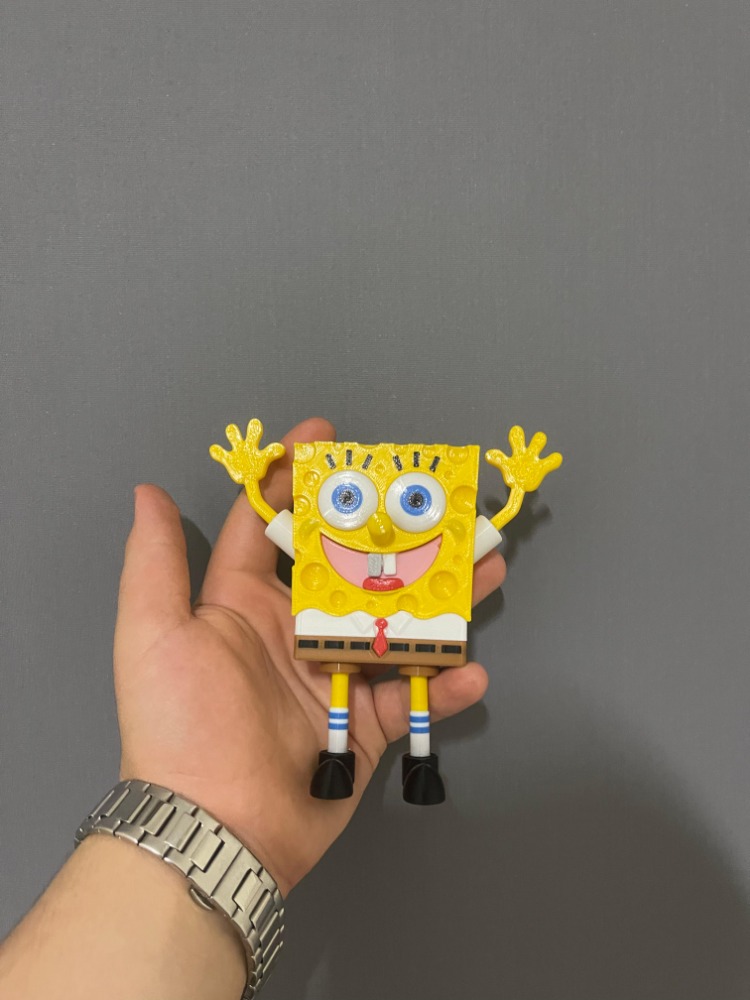 SpongeBob SquarePants 3D Baskı Figür – Dekoratif Koleksiyon Objesi