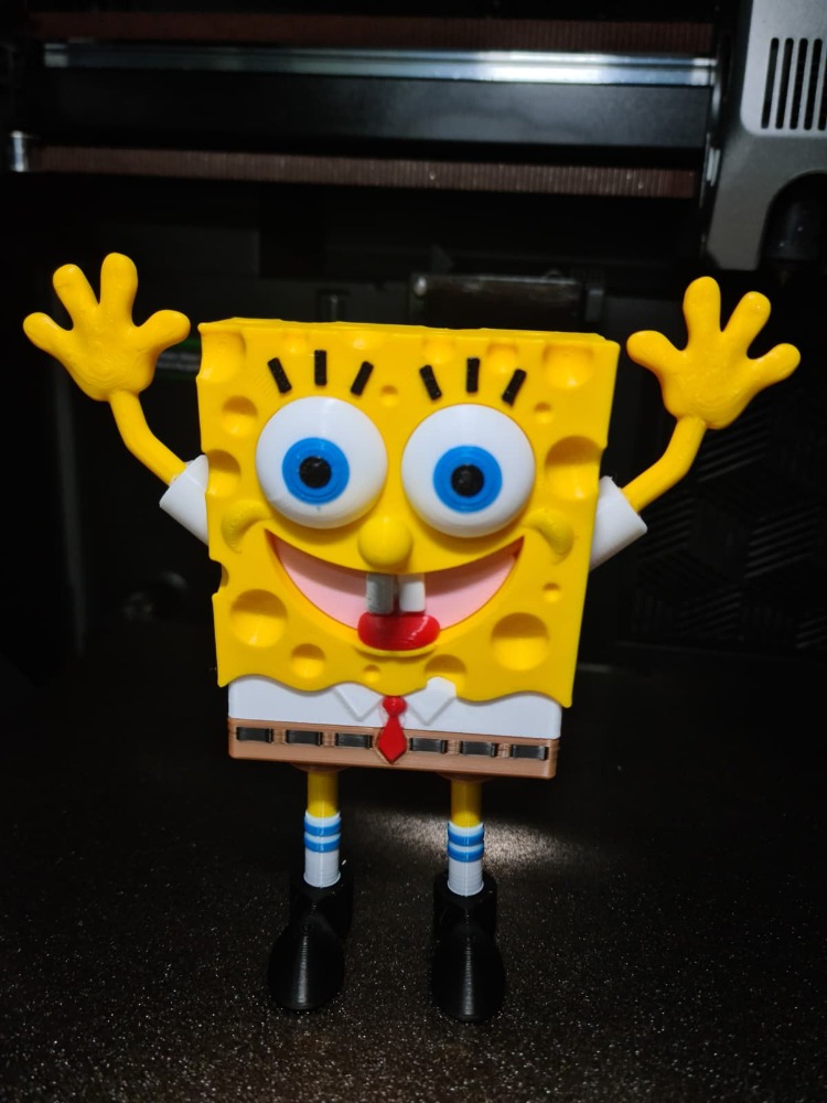 SpongeBob SquarePants 3D Baskı Figür – Dekoratif Koleksiyon Objesi