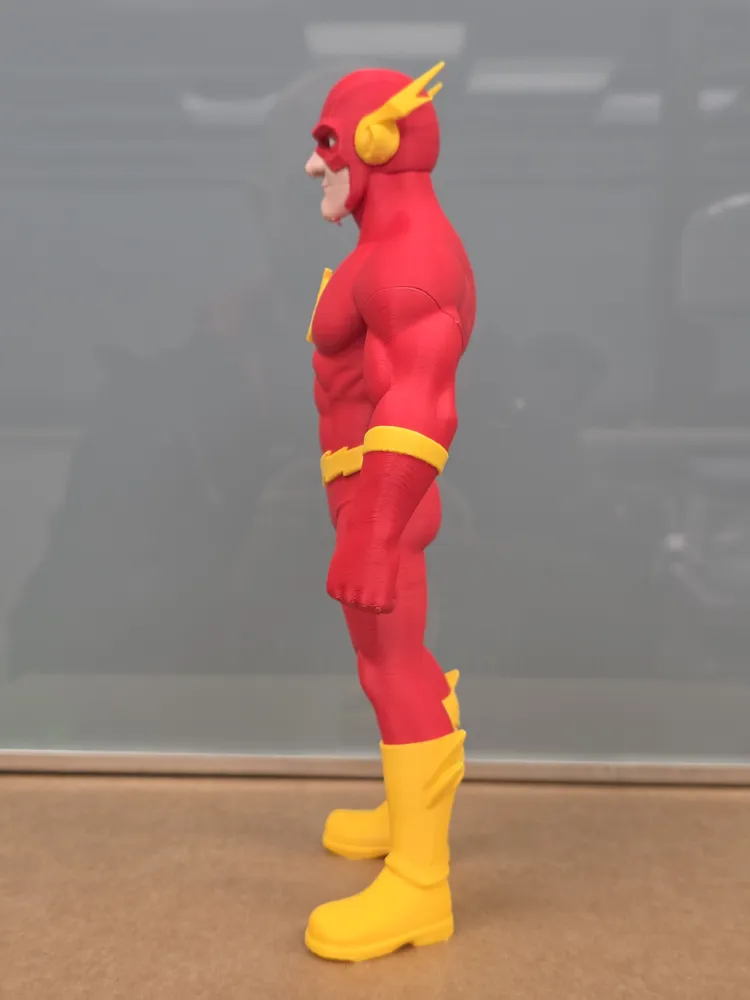 Flash Temalı 3D Baskı Figür | Koleksiyonluk Süper Kahraman Dekoru