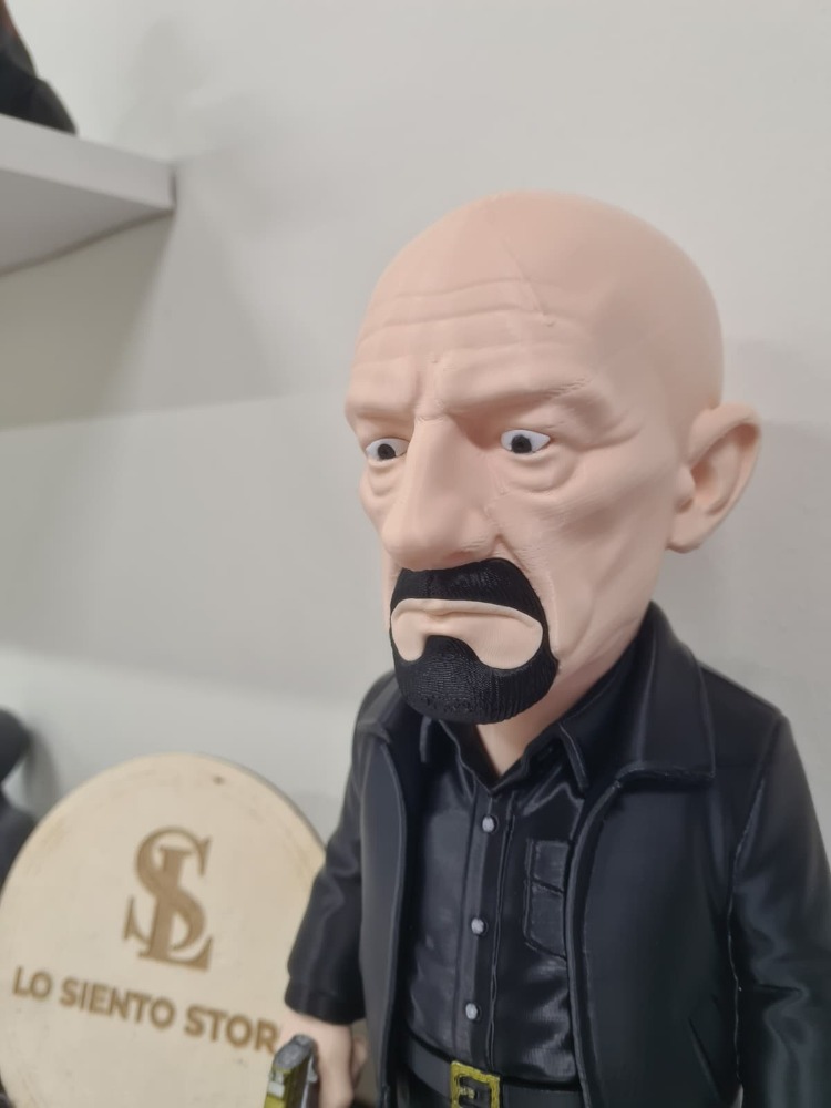 Walter White Inspired 3D Printed Figure – Breaking Bad Fan Art Collectible Statue