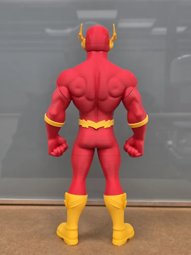 Flash Temalı 3D Baskı Figür | Koleksiyonluk Süper Kahraman Dekoru