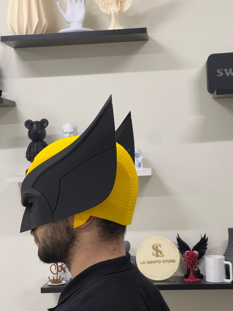 Wolverine Maskesi – 3D Baskı Cosplay & Koleksiyon Ürünü