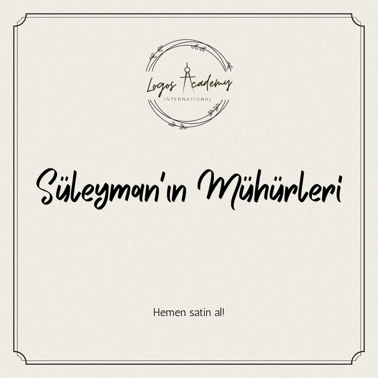 Süleyman Mühürleri Eğitimi