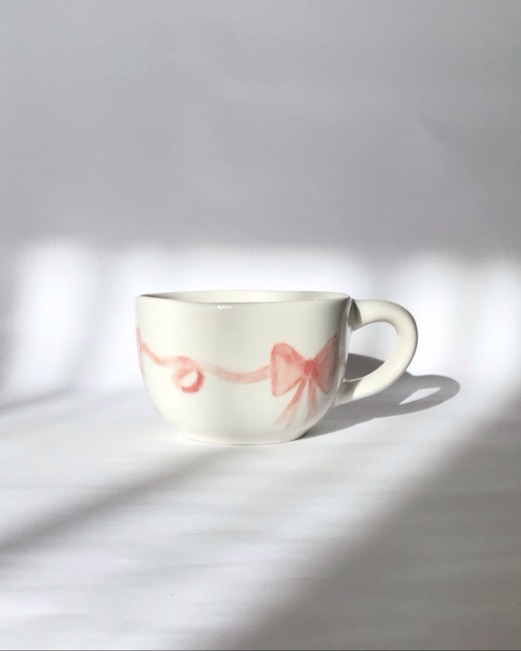 Blush Bow Kupa