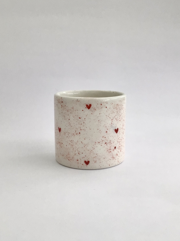 OUTLET - Heart Shaped Mug (kırmızı)
