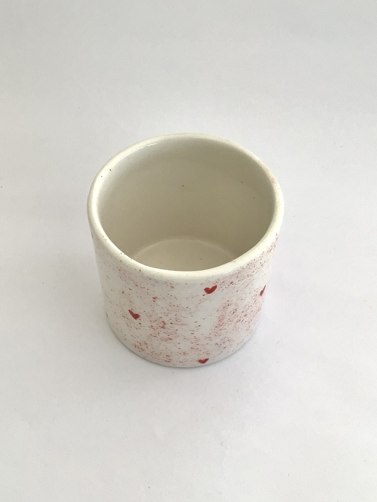 OUTLET - Heart Shaped Mug (kırmızı)