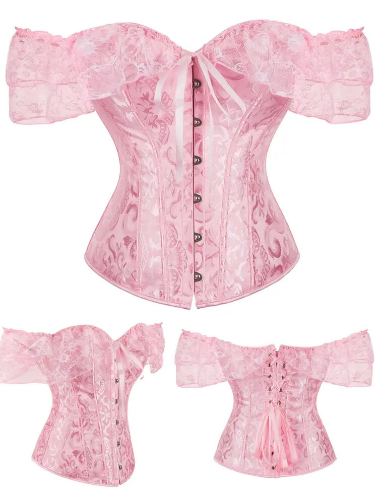 Victorian Pink Corset Top