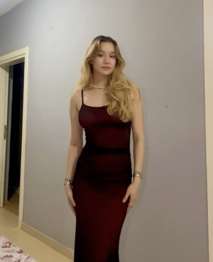 İnfamous Bordo Uzun Balo Elbisesi