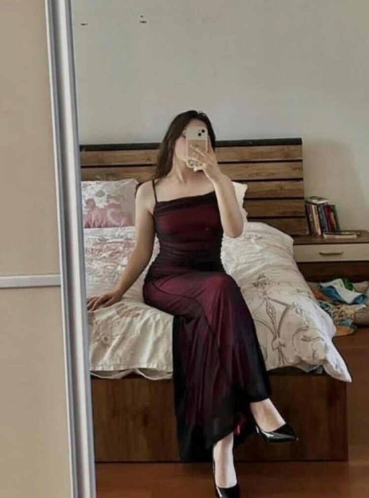 İnfamous Bordo Uzun Balo Elbisesi