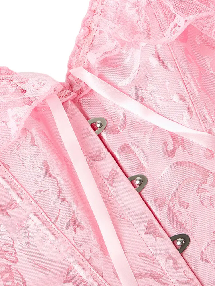 Victorian Pink Corset Top