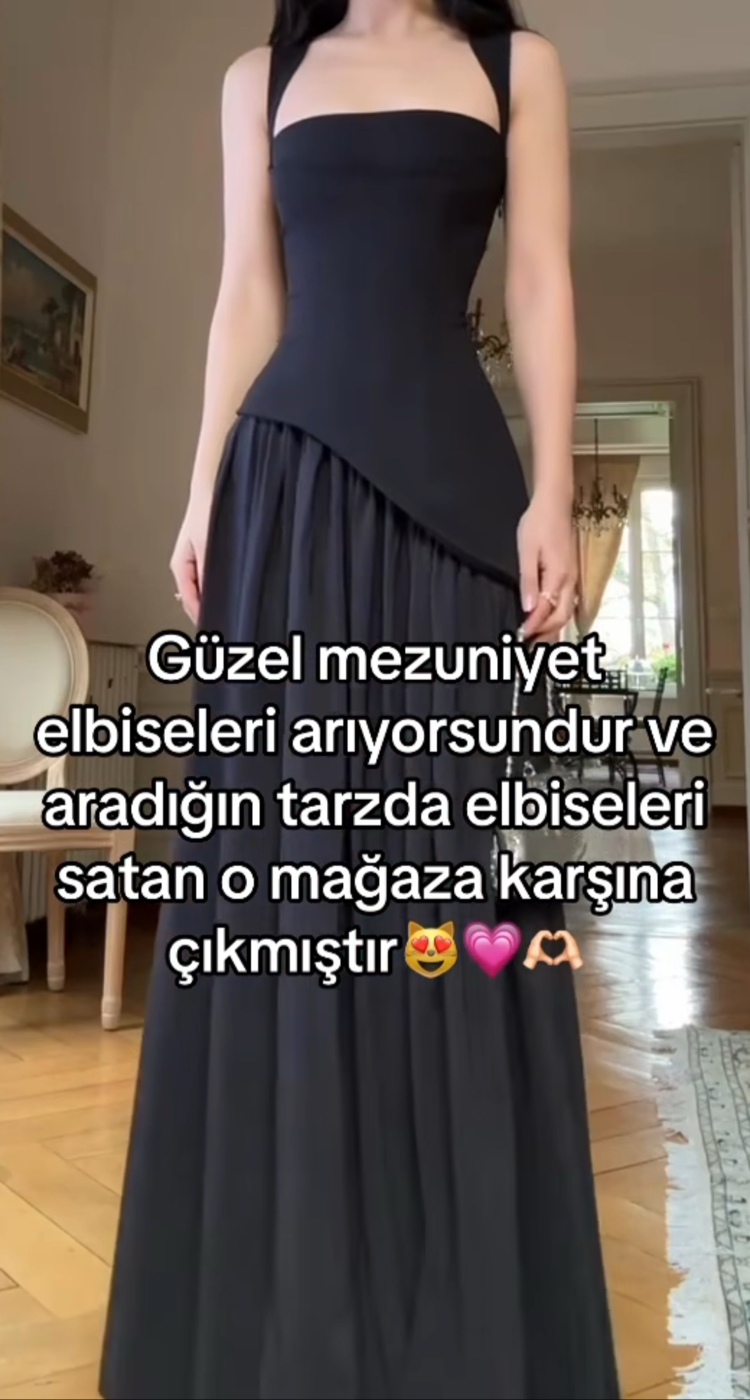 Coquette Royal Elegant Vücudu Saran Mezuniyet Elbisesi
