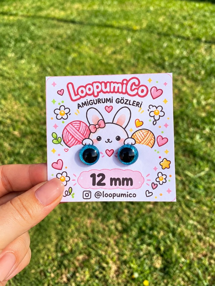 12 mm Amigurumi göz