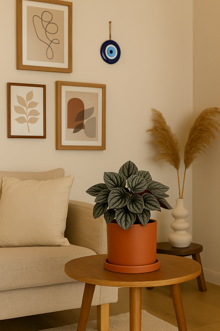 Peperomia Caperata (Zümrüt Dalgası Çiçeği)
