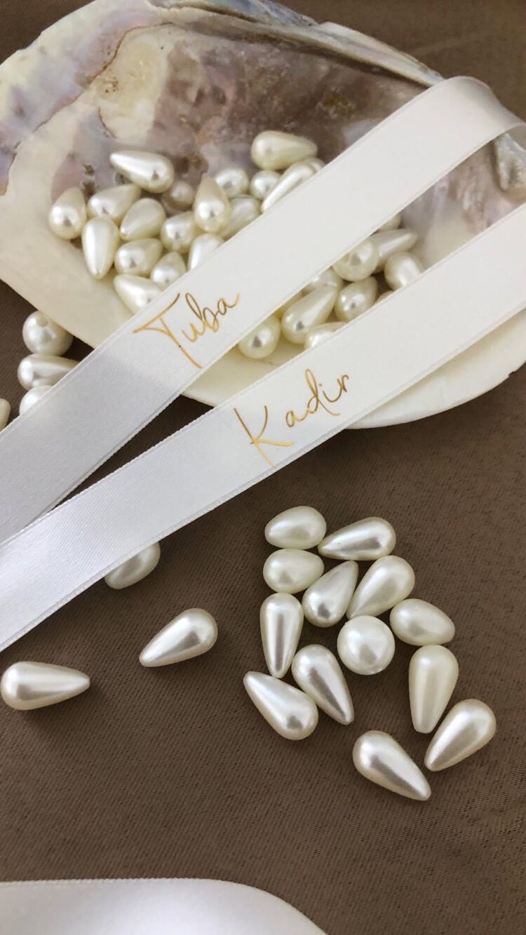 Söz Nişan Kurdelesi Saten Geniş kurdele 
