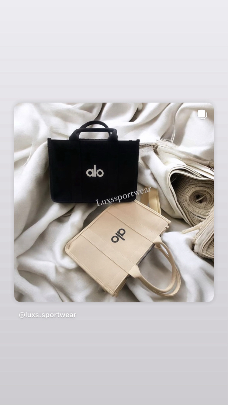 A.Yoga Canvas Tote Bag Çanta