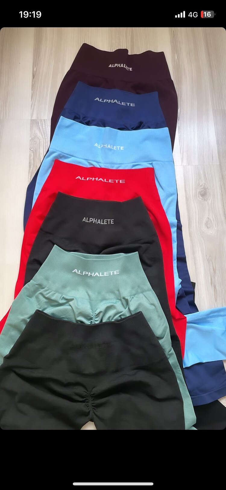 Alphalete Büzgülü Pushup SEAMLESS Tayt