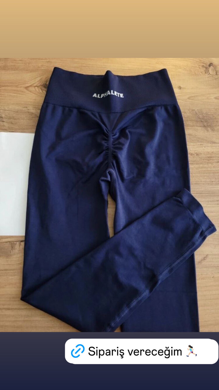 Alphalete Büzgülü Pushup SEAMLESS Tayt