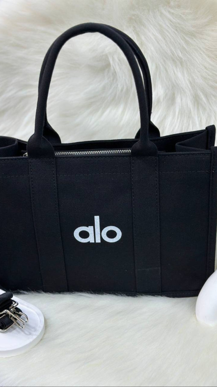 A.Yoga Canvas Tote Bag Çanta