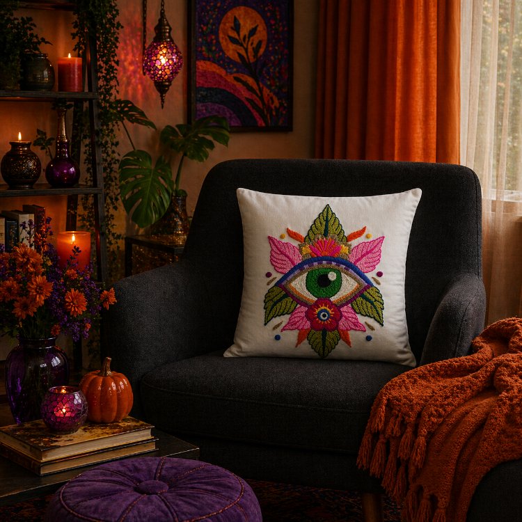 Evil eye serisi kırlent takımı