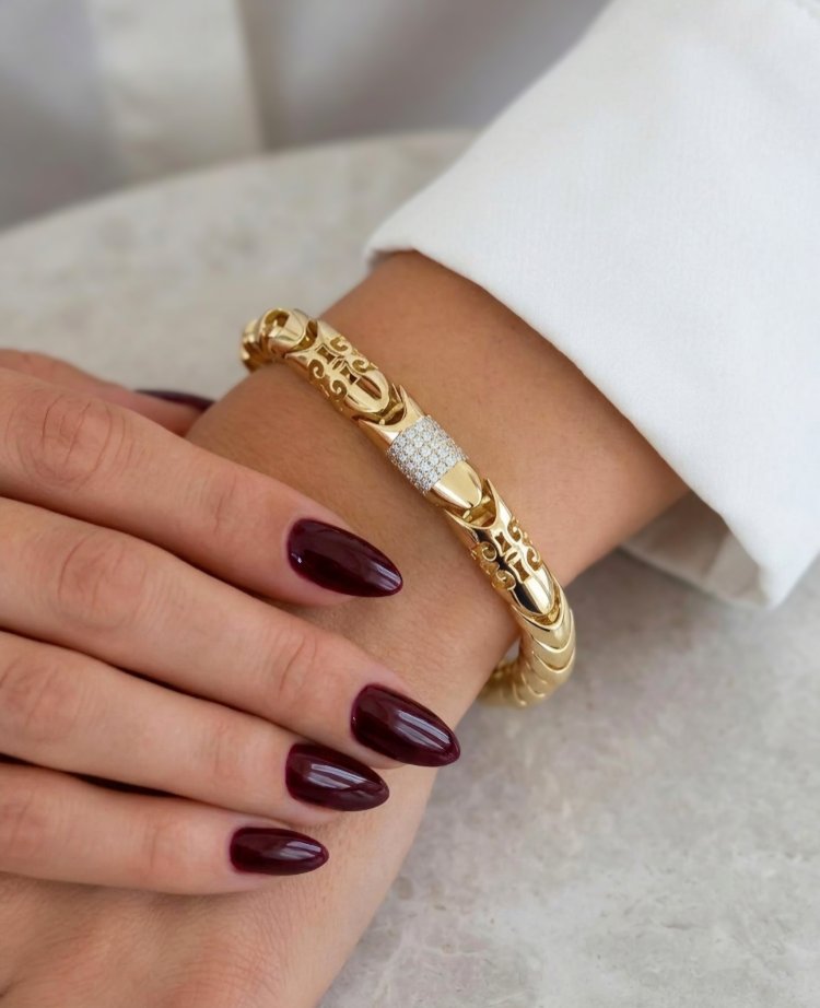14 k kuyumcu model vip bileklik 