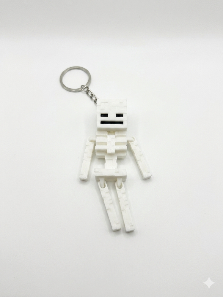 Minecraft iskelet anahtarlık