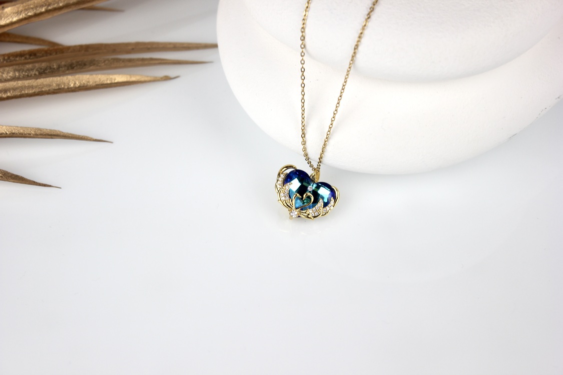 Blue Swan St. Necklace