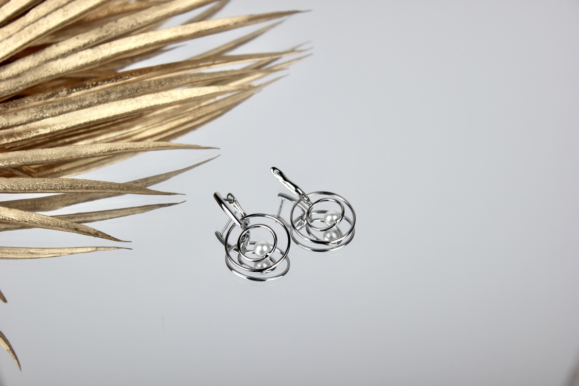 Circles Steel Earring