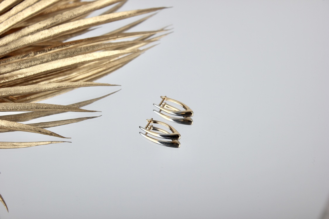 D Steel Earring