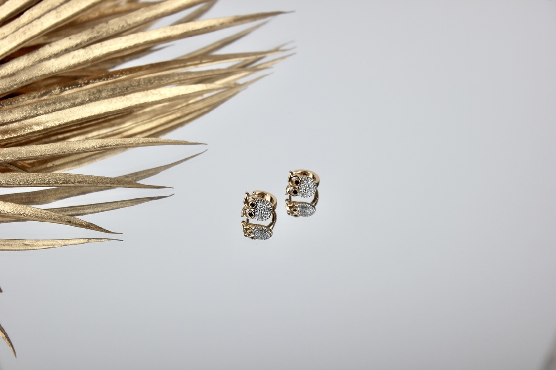 Owl Steel Earring