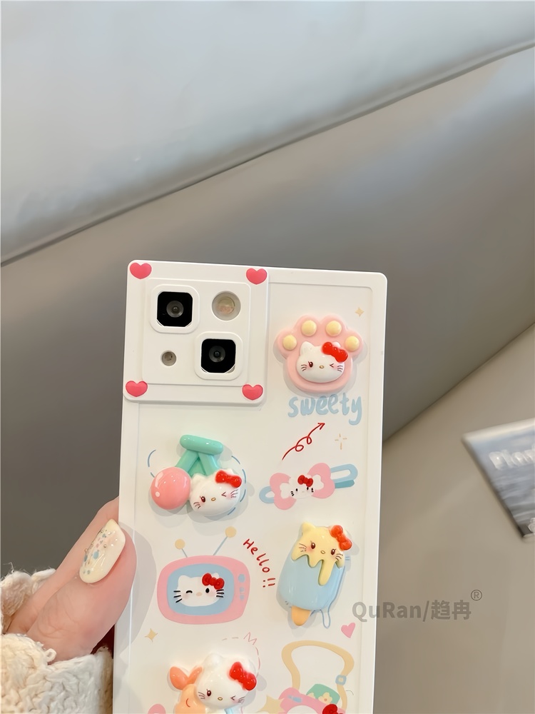 3 Boyutlu Hello Kitty Silikon Kılıfı
