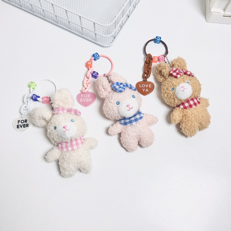Tavşan Peluş Anahtarlık