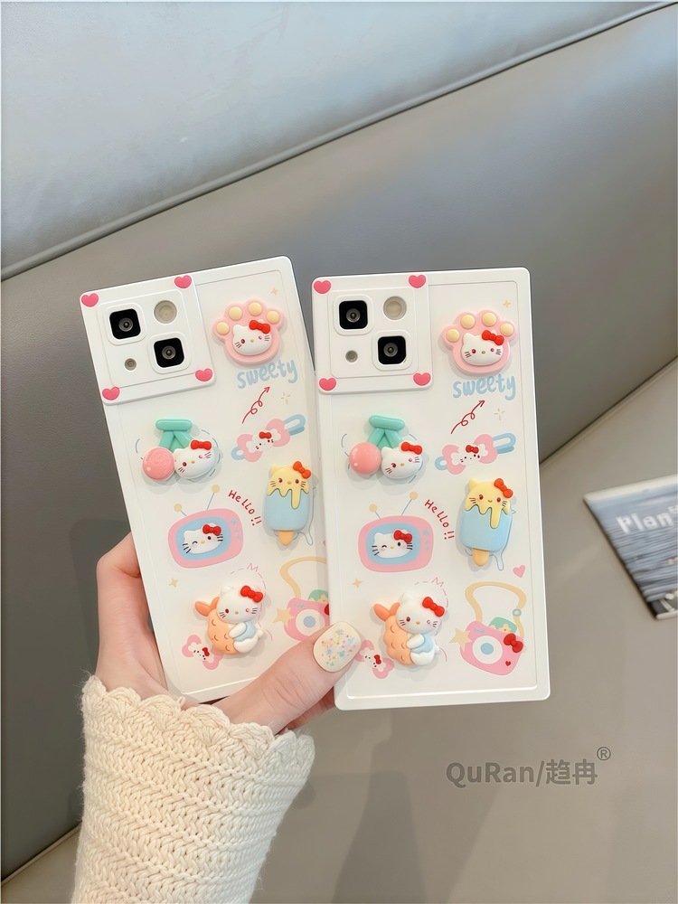 3 Boyutlu Hello Kitty Silikon Kılıfı