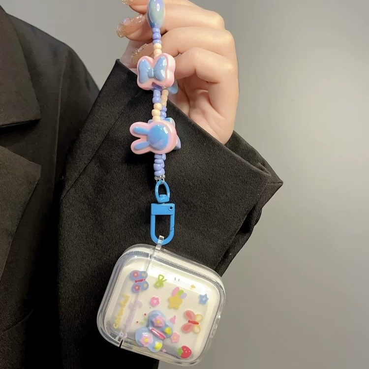 Renkli Kelebek Çiçekler Airpods Kılıf