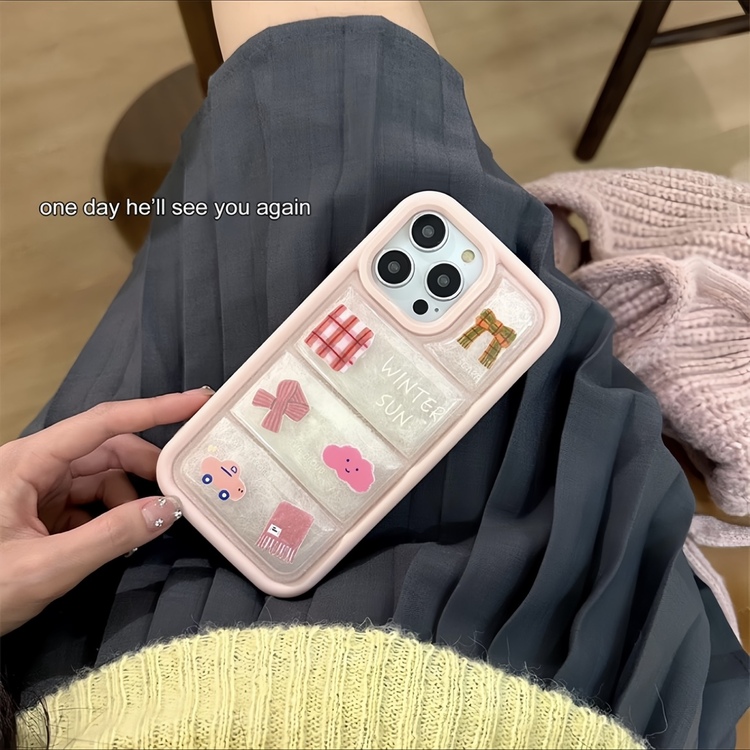Şal Araba Desen Tüyü Ceketli iPhone Kılıfı