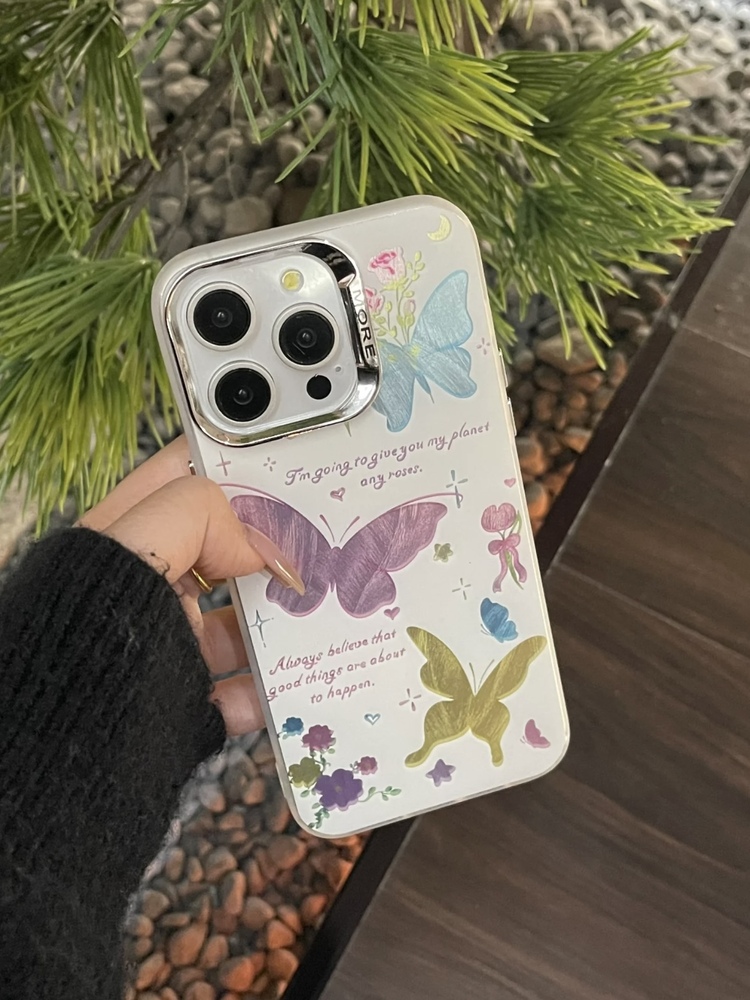 Renkli Kelebek İphone Kılıf