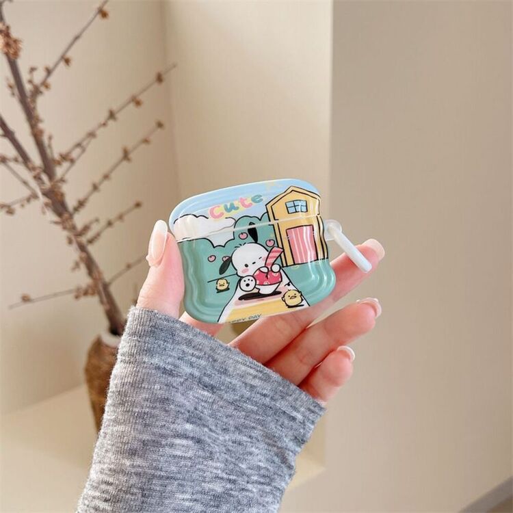Pochacco Karakter Desenli Airpods Kılıfı