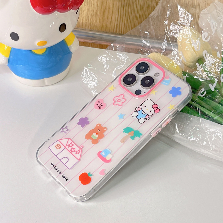 Sevimli Hello Kitty Desenli Iphone Kilif