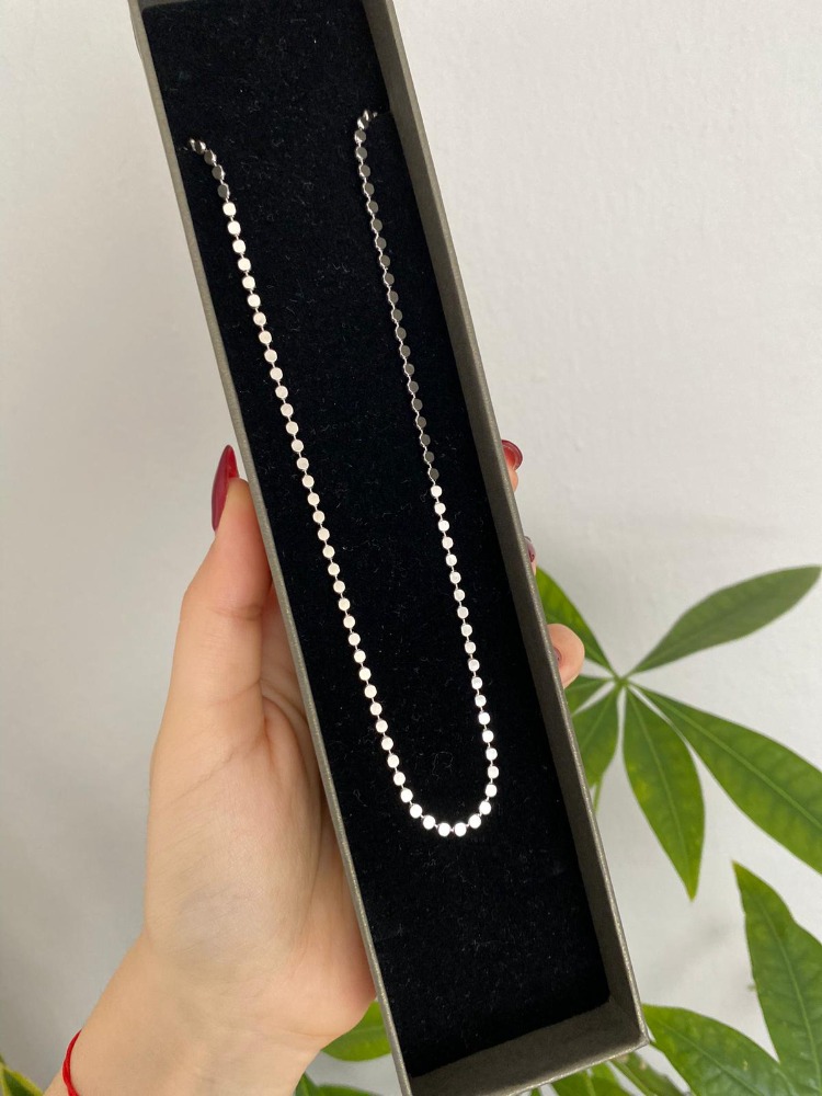 Solène Dot Chain Çelik Kolye 