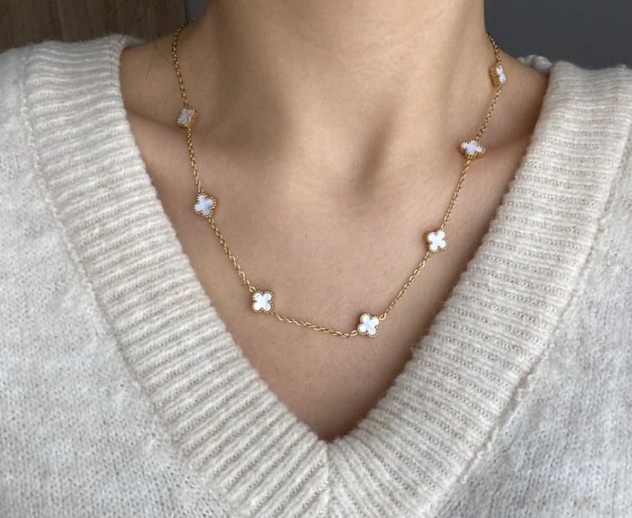 Lunière Clover Chain Kolye