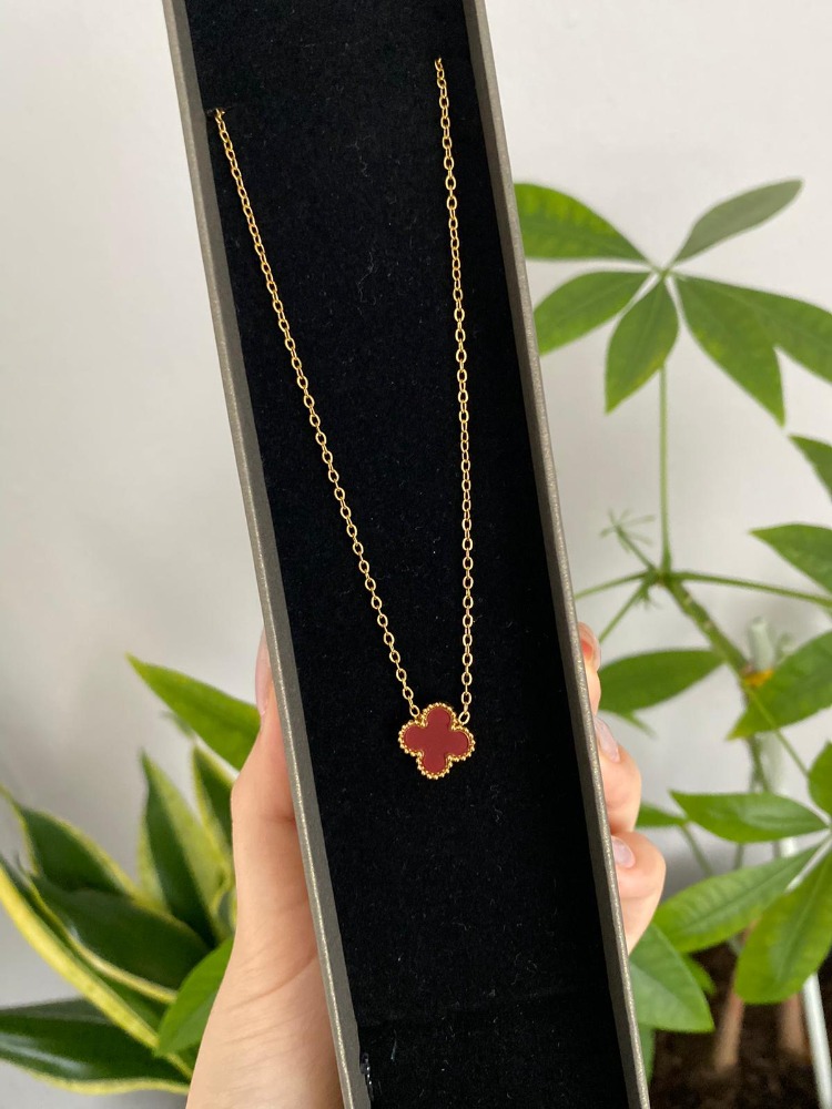 Lunière Clover Charm Kolye - Gold