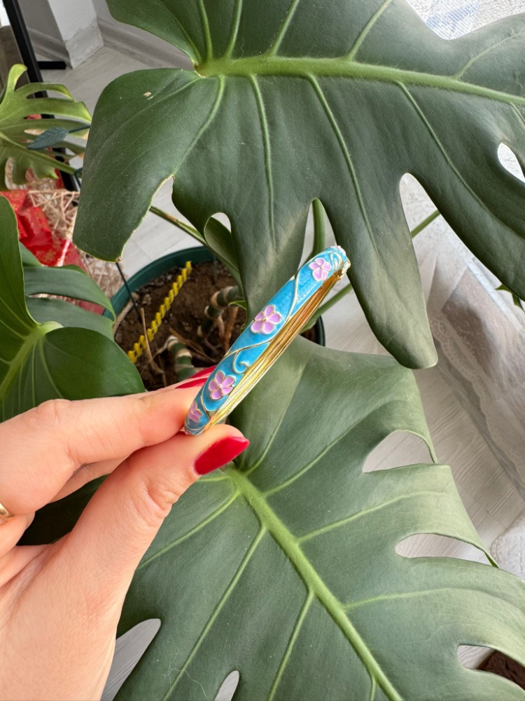 Gardenia Mineli Bileklik – Açık Mavi