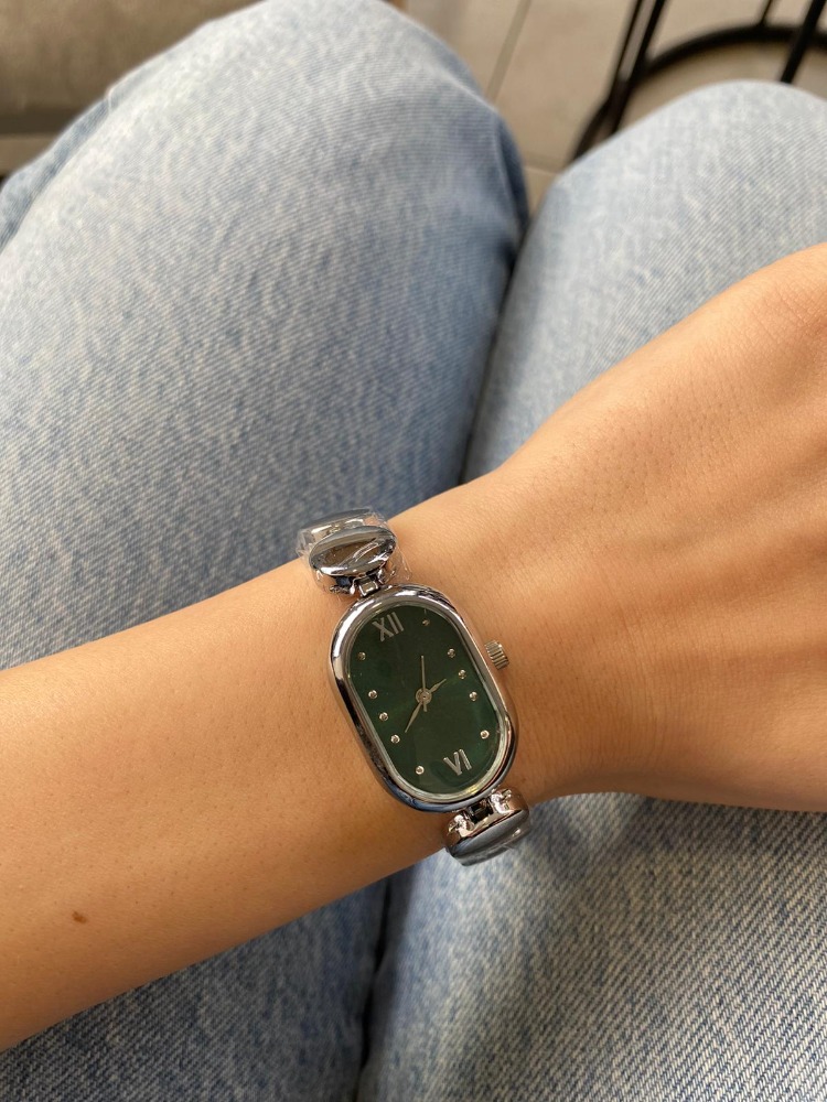 Emerald Shine Kadın Saat – Silver Green