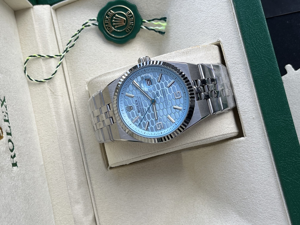 Rolex Land-Dweller Mavi Kadran