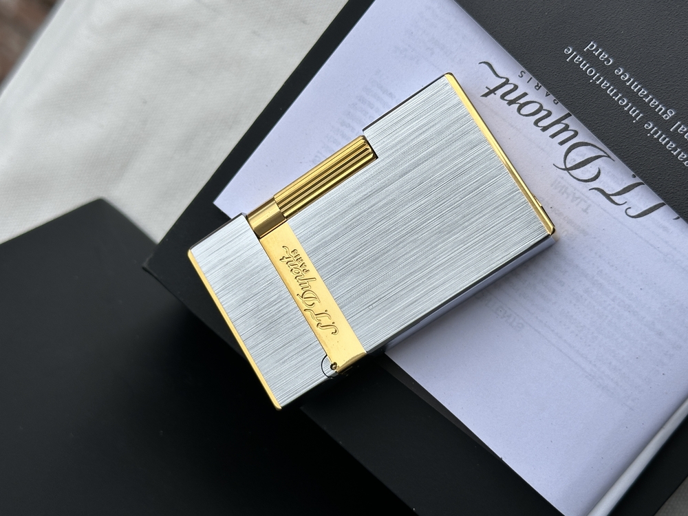 S.T. Dupont Ligne 2 Silver Gold