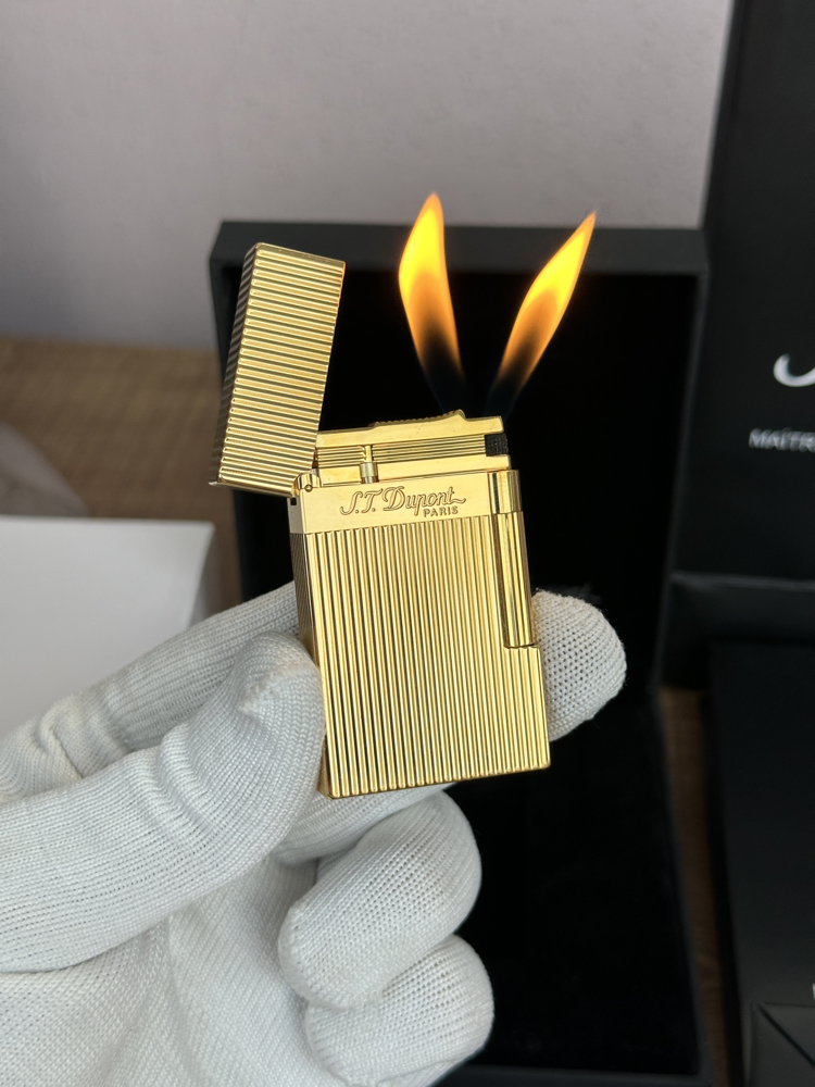 S.T. Dupont Ligne 2 Çift Alev Gold