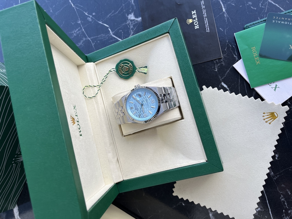 Rolex Land-Dweller Mavi Kadran